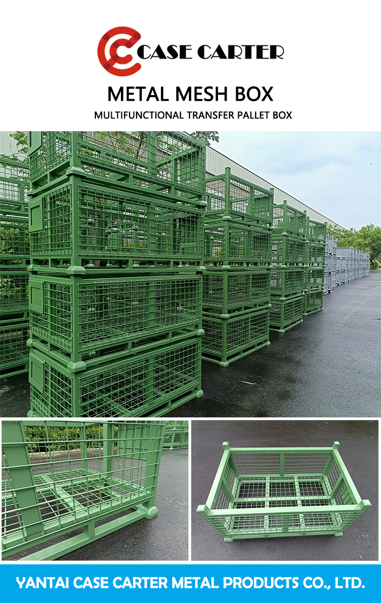 Wire Mesh Metal Pallet Box View 2
