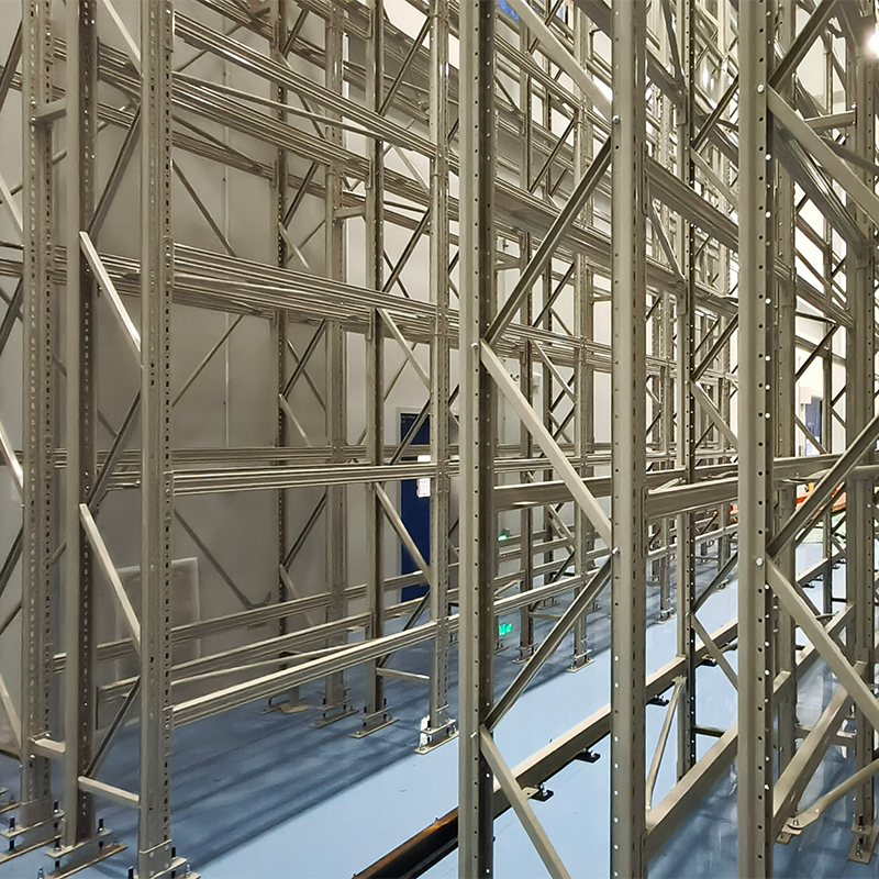 Adjustable Beam Rack System for Palletized Goods Storage Pallet Handling