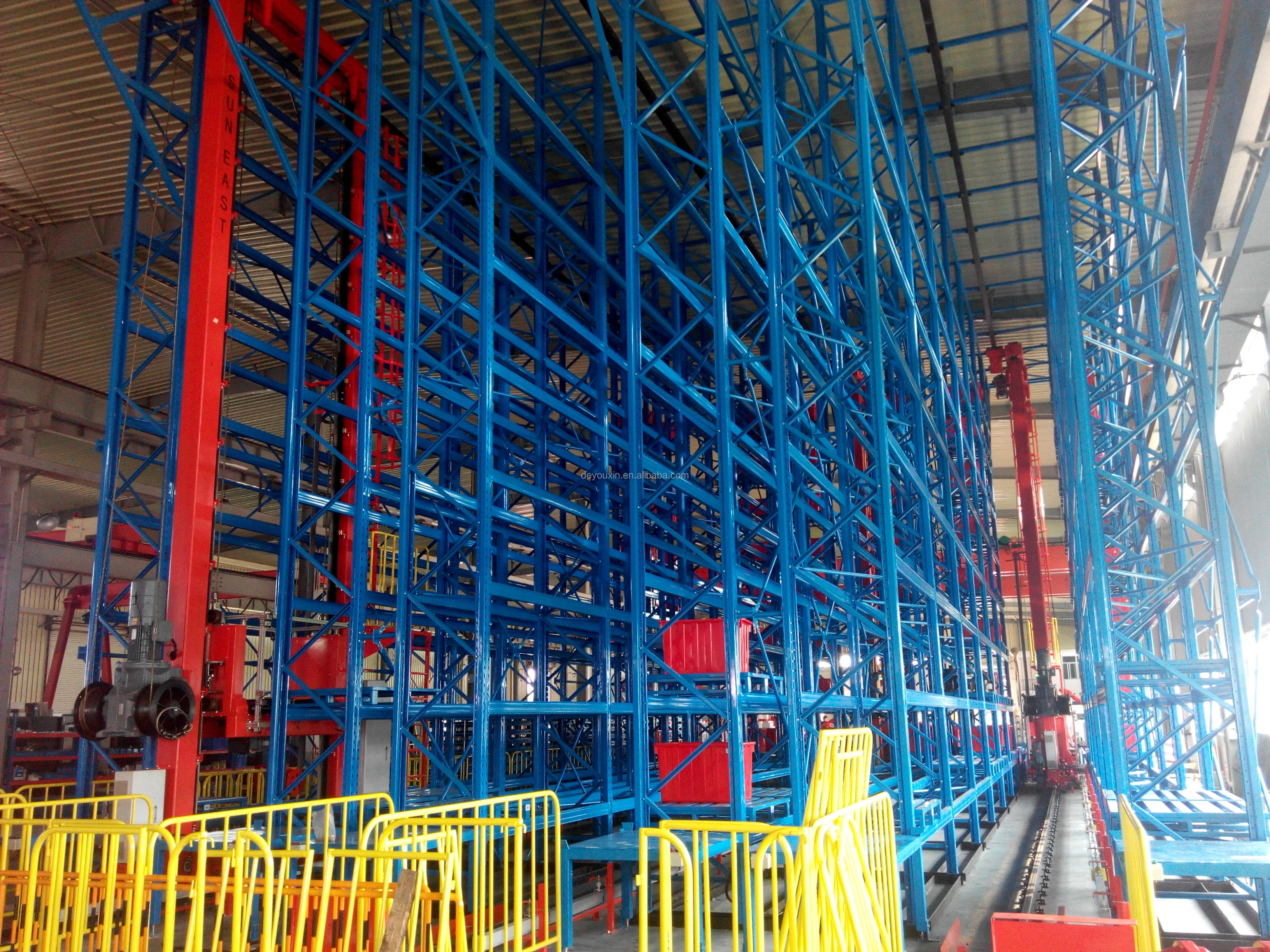Precision Automated Storage Racking Assembly