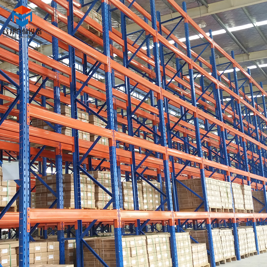 Heavy Duty Selective Pallet Racking System Industrial Steel Warehouse Storage Rack High Capacity Adjustable Beam