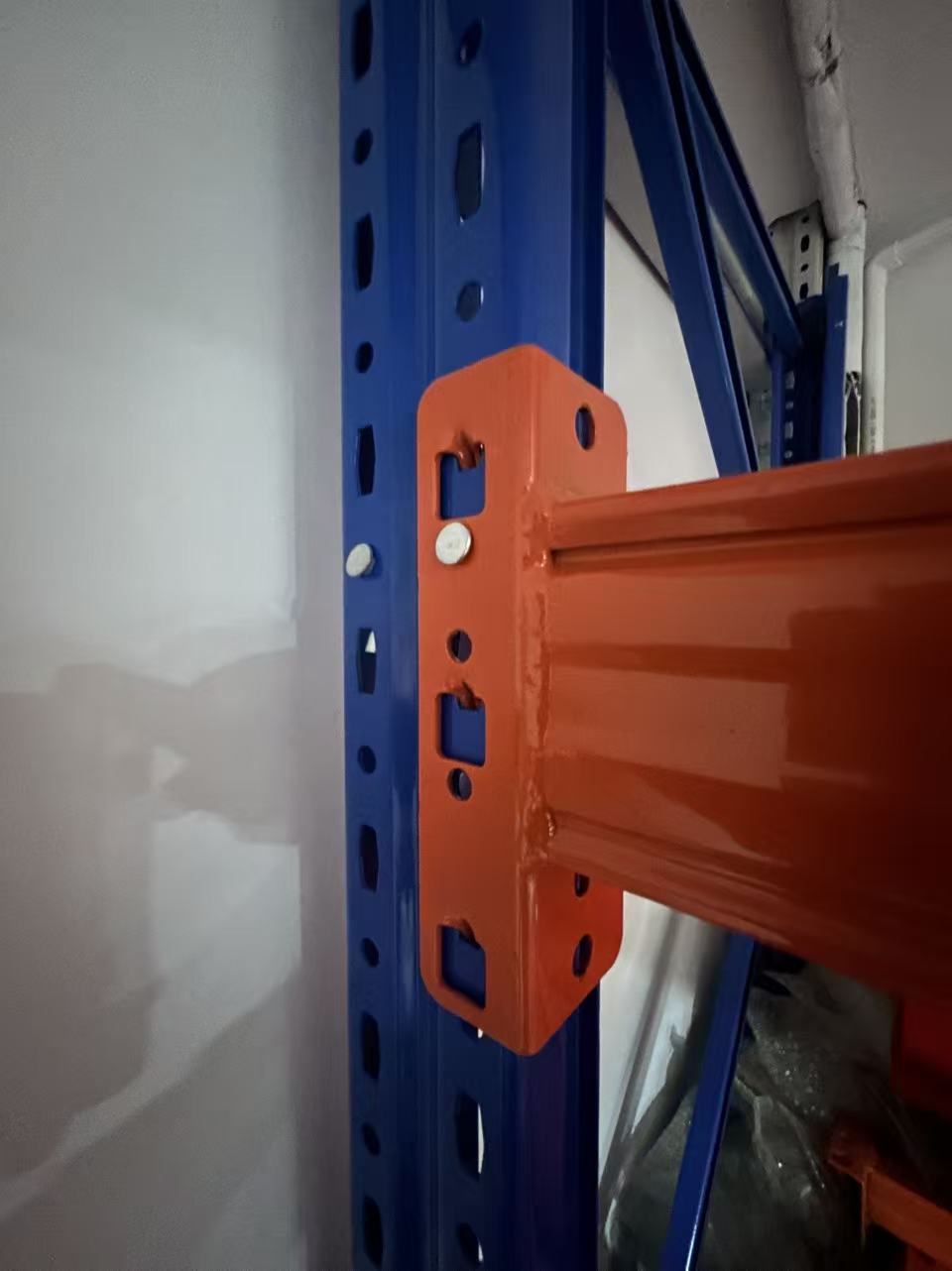 Heavy Duty Pallet Rack, Powder Coated Steel Shelf Panels with Cross Beams, Upright Frame for Warehouse Retail Storage