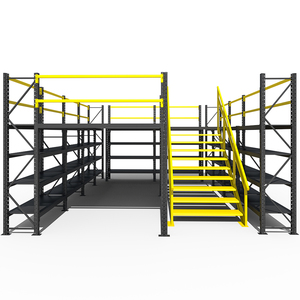 Steel Mezzanine Floor Platform Mezzanine Floor Rack For Warehouse Storage
