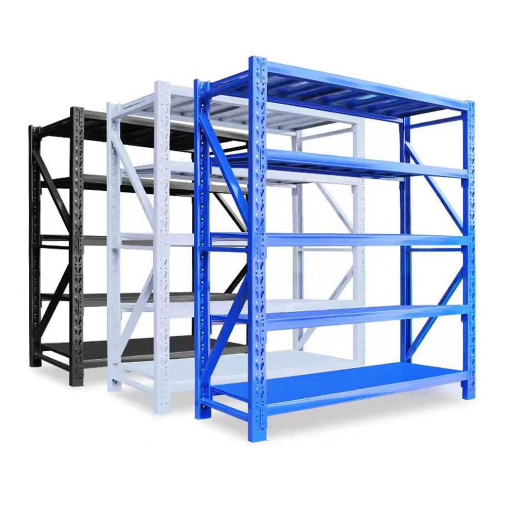 Medium Duty 6 Layer Steel Wire Shelving Display Rack Load Bearing Industrial Warehouse Storage Shelves