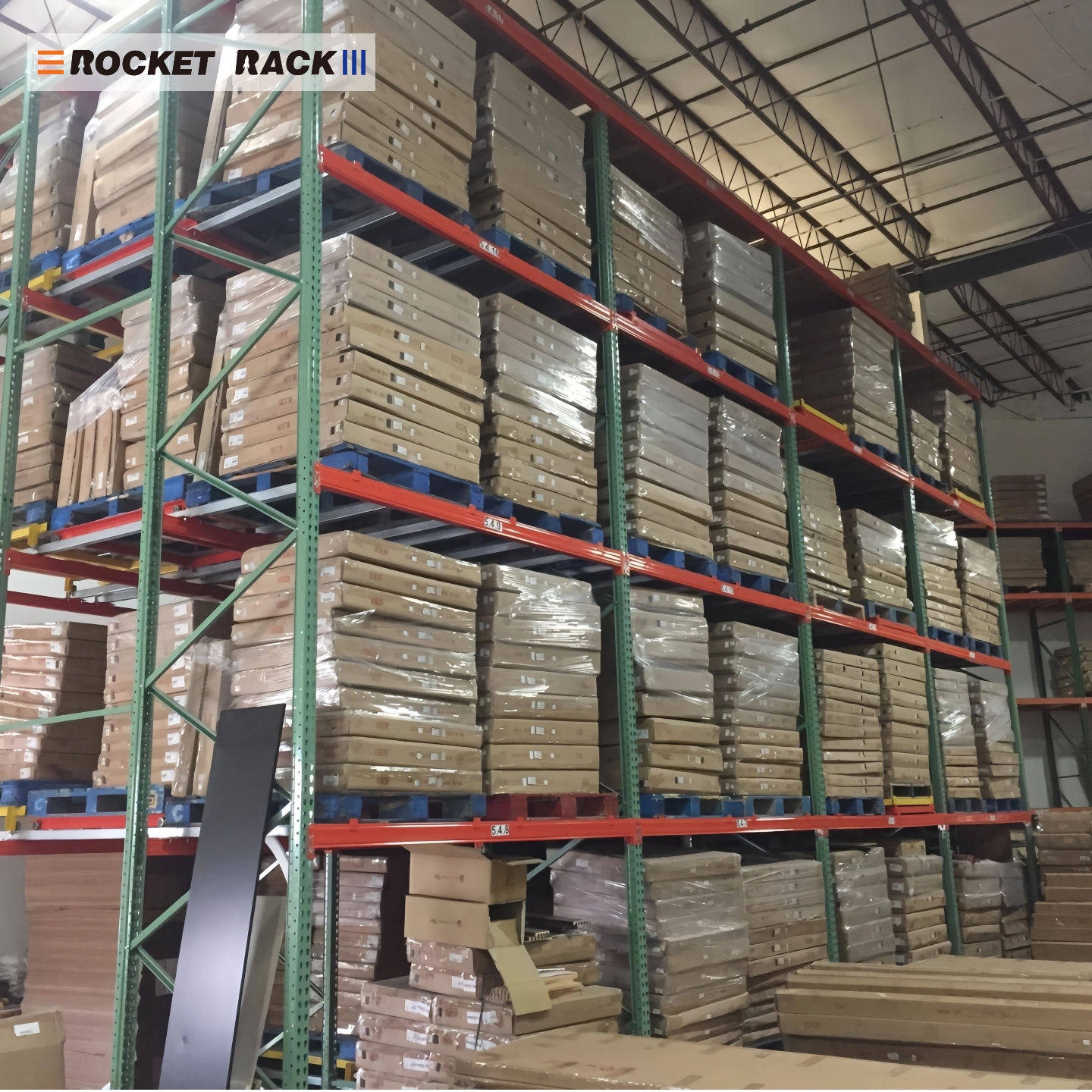 Teardrop Racks Pallet Shelving High-Density Warehouse Pallet Racking System with Adjustable Steel Beam Structure