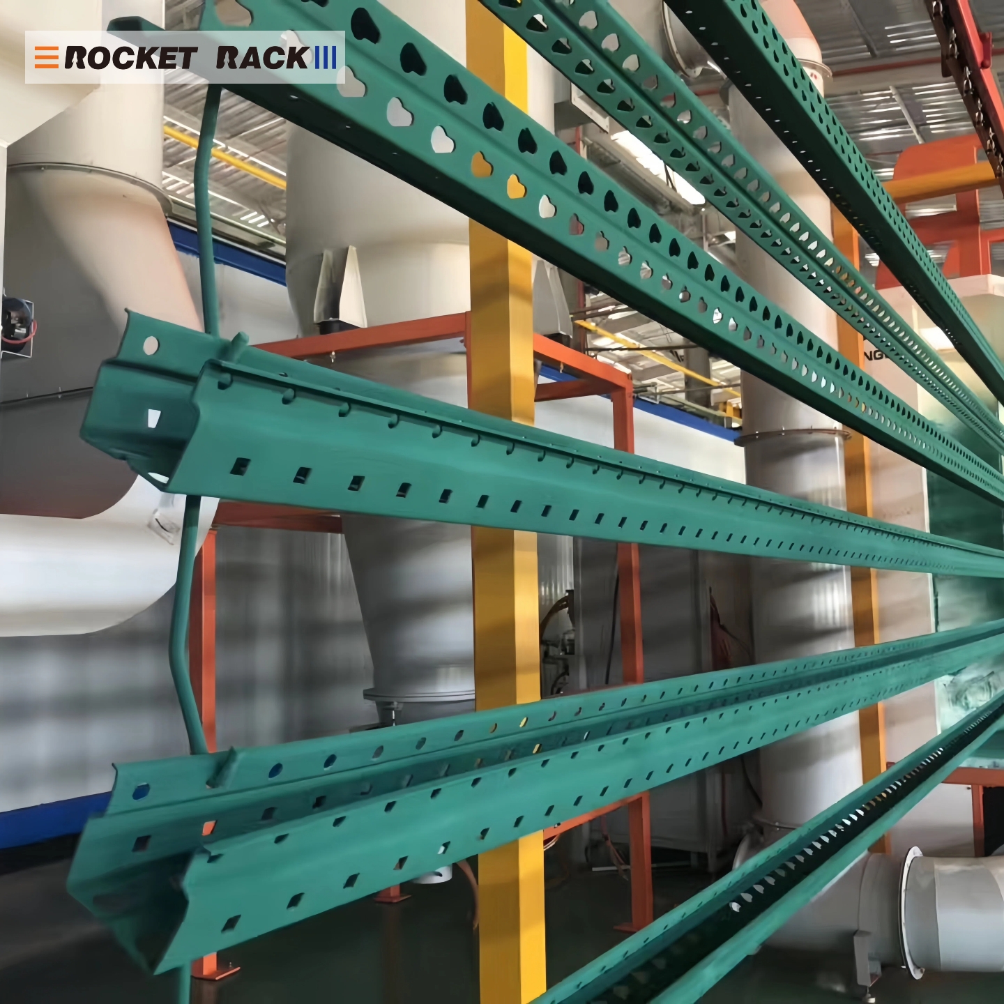 Teardrop Racks Pallet Shelving High-Density Warehouse Pallet Racking System with Adjustable Steel Beam Structure