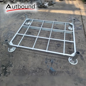 Heavy Duty Q235 Steel Post Pallet Stackable Storage Racks With Shelf
